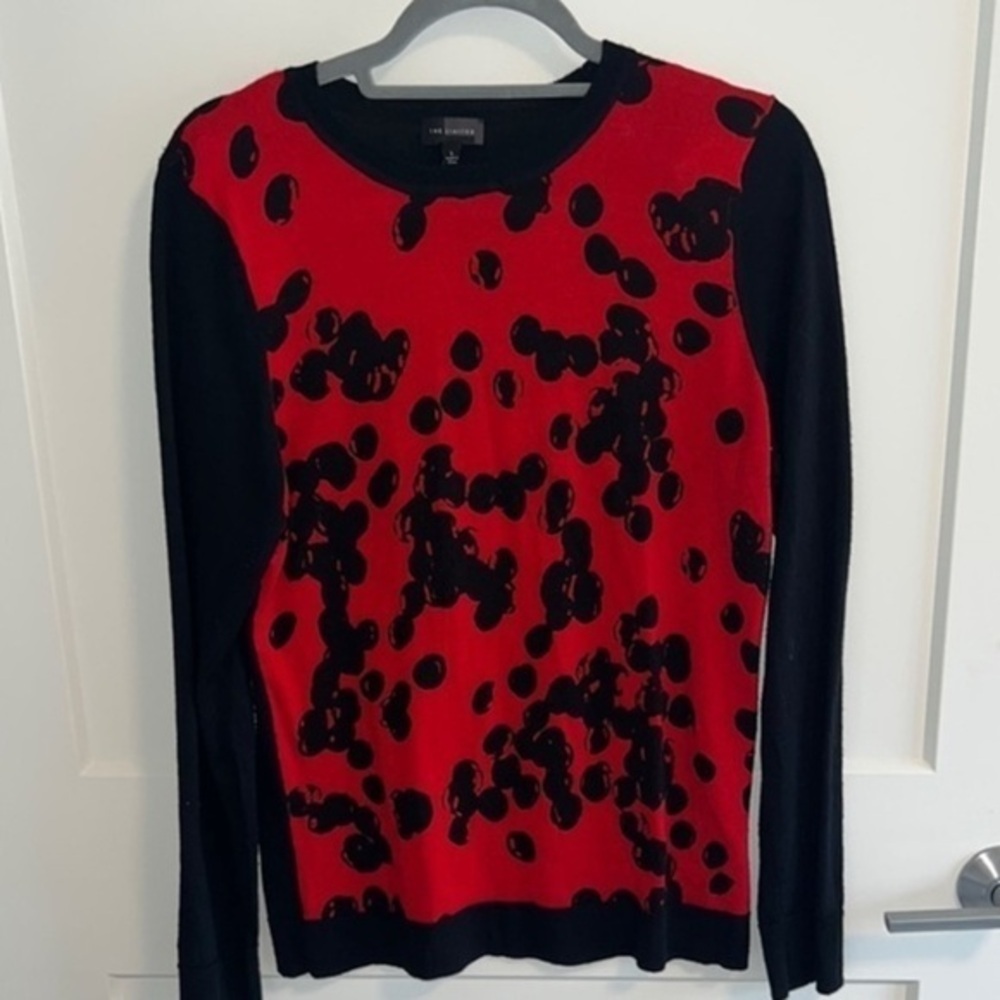 The Limited Red and Black Sweater - Large - Picture 2 of 9